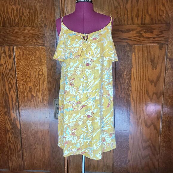 Roxy Dresses & Skirts - Roxy Sundress Women Size 4 Floral Abstract Knee Length